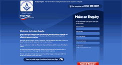 Desktop Screenshot of ensignregalia.com